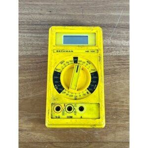 Beckman Industrial Digital Multimeter HD100 Made In USA NO CABLES